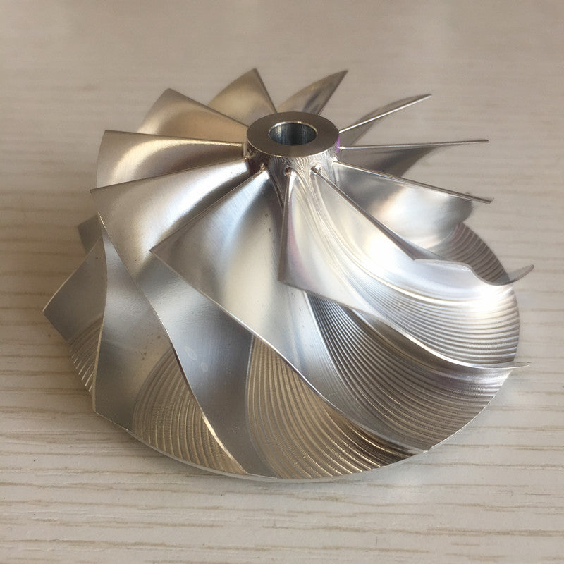 TD07S 25G 60.50/78.00 mm 11+0 insert racing turbine milling/bulk compressor wheel