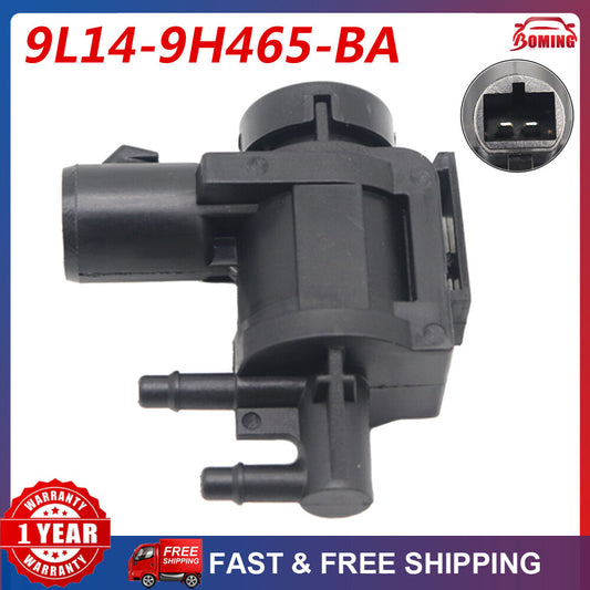 Black 9L14-9H465-BA Vacuum Solenoid Valve for Ford F-150 for Lincoln 9L149H46BA