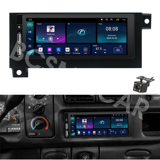 6.8in Fit for Jeep for Wrangler 1997-2002 Car Stereo Touch Screen Player Radio W/Cam