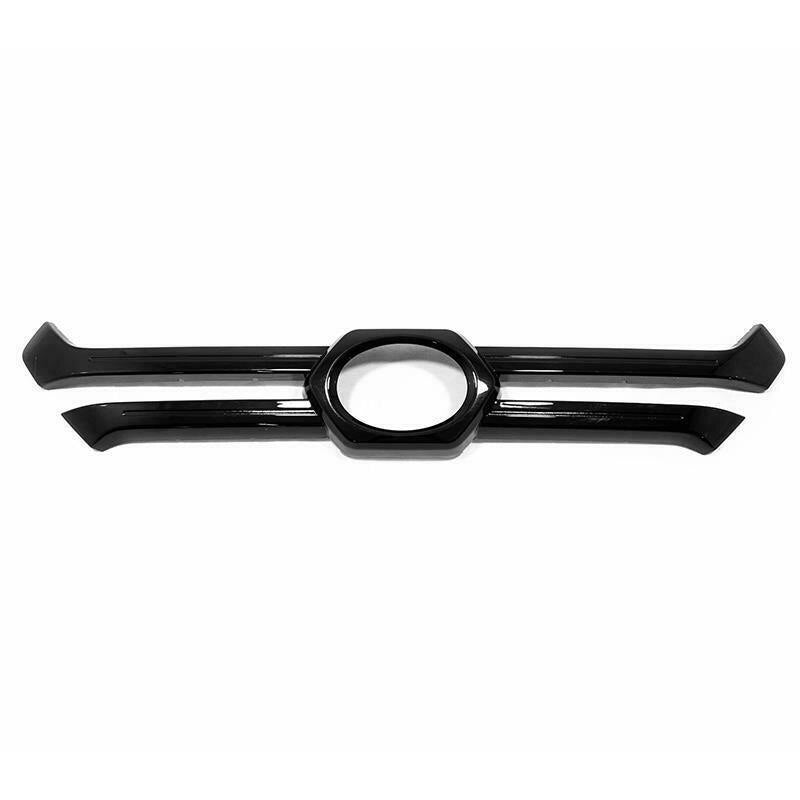 Glossy Black Front Grill Grille Bumper Cover for TOYOTA RAV4 2019-2024 Adventure
