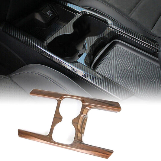 Walnut Water Cup Holder Cover Trim Frame for Honda CR-V CRV 5th 2017-19