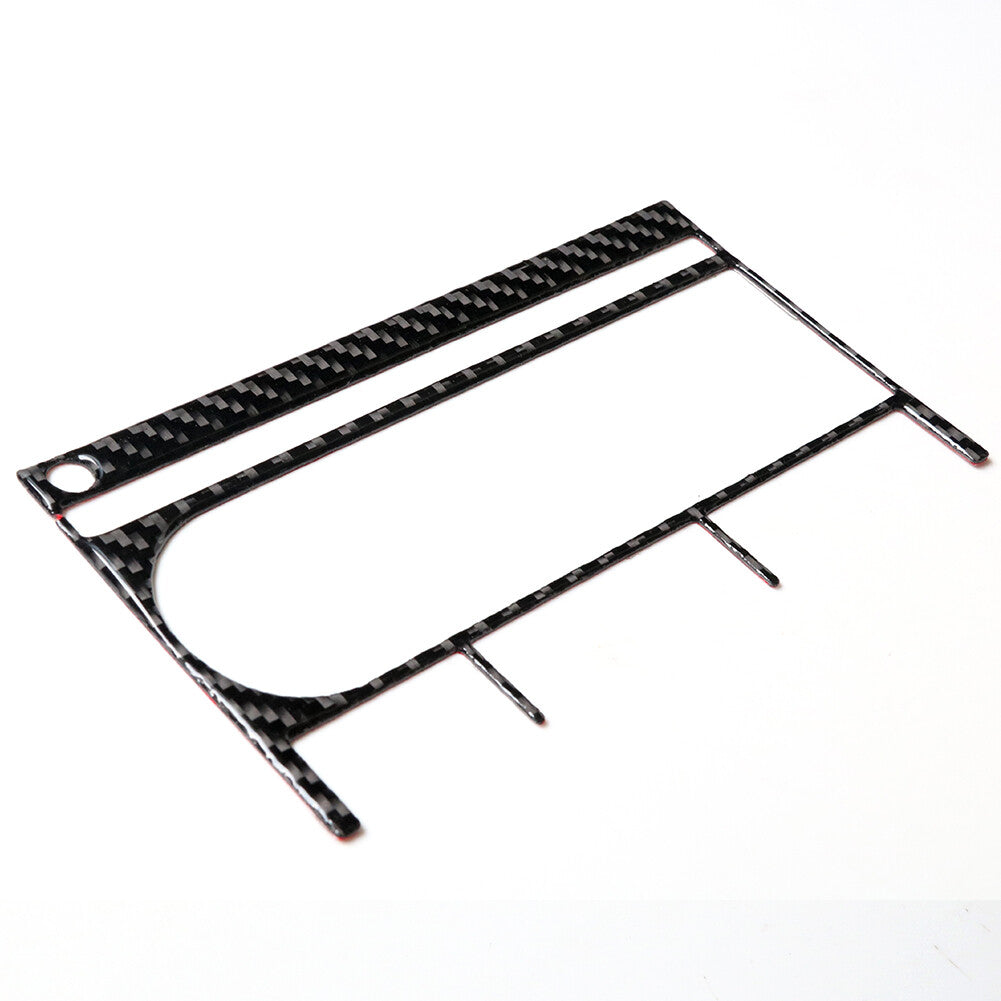 Carbon Fiber CD Player Panel Decorative Trim Cover for Subaru Forester 2005-2006