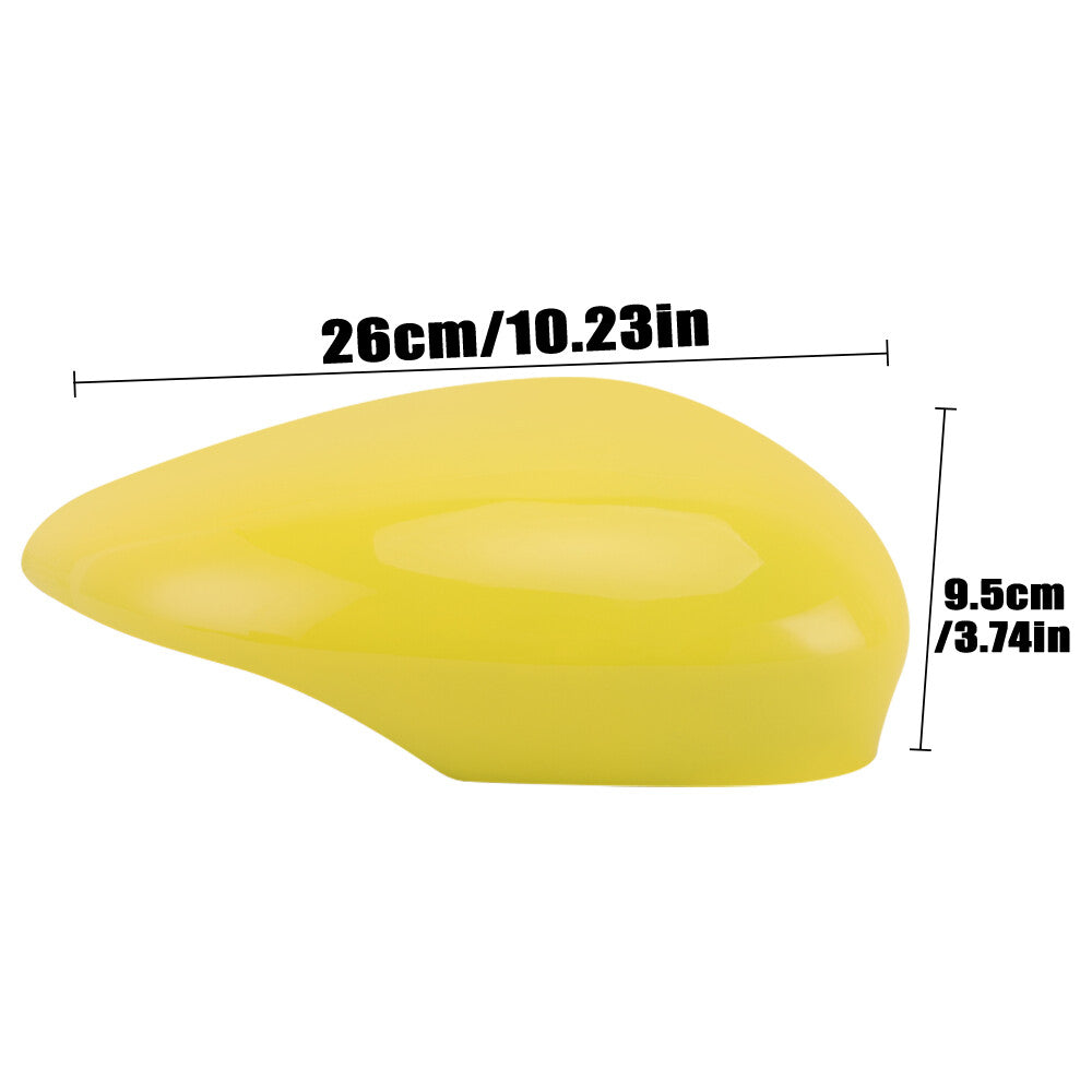 2¡ÁF¨¹r for Ford Fiesta MK7 2009-2017 Aussenspiegel Spiegelkappe Abdeckung Gelb