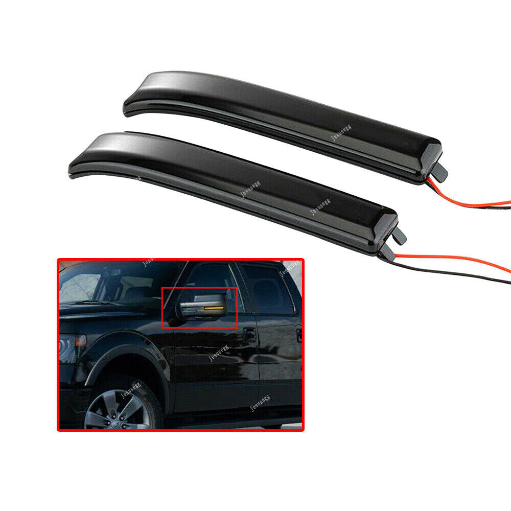 Pair Left + Right Turn Signal Marker Reflector Lights Fit for Ford F150 2009-14