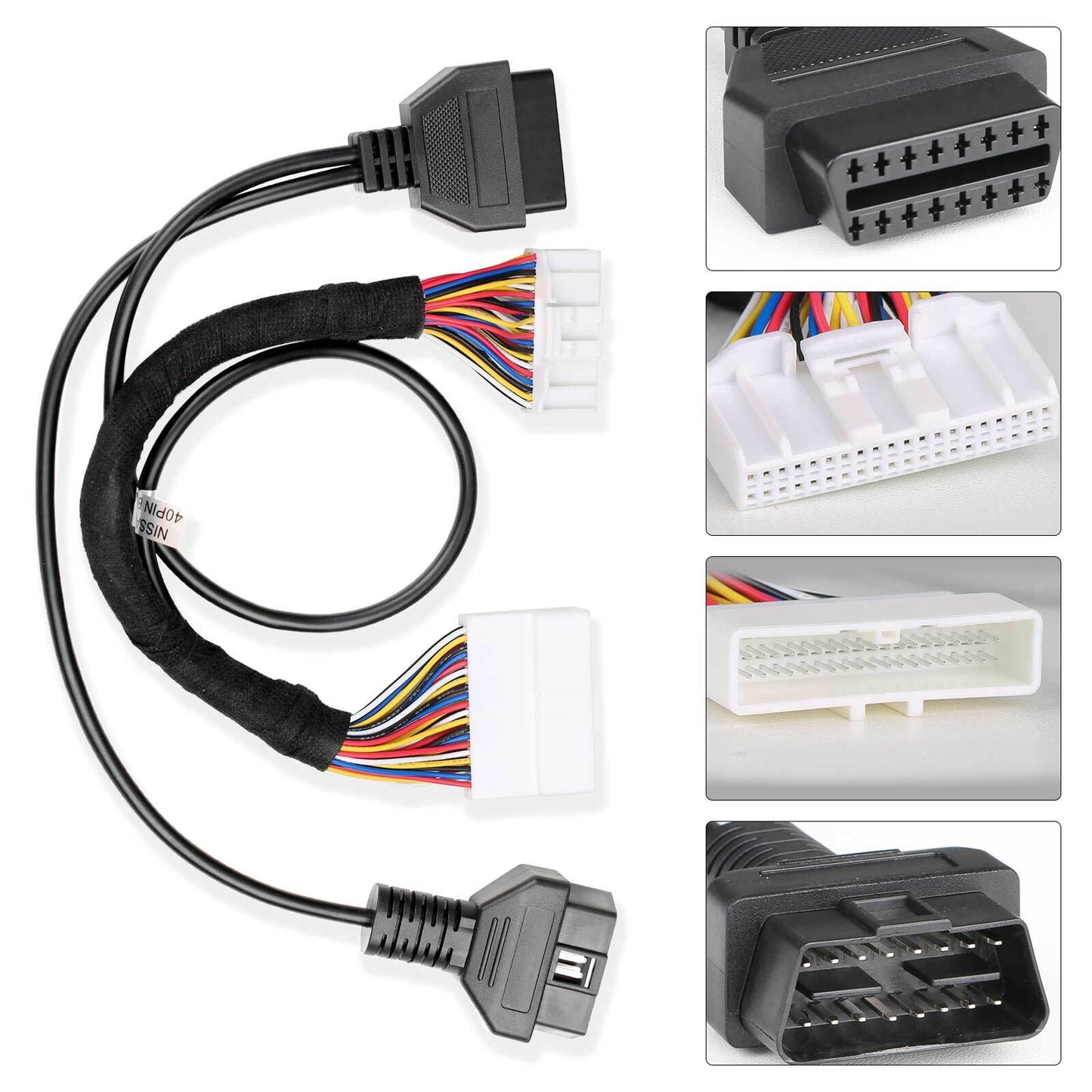 Lonsdor for NISSAN -40PIN BCM Cable FOR Key AddingAll Key Lost Fit K518S K518ISE