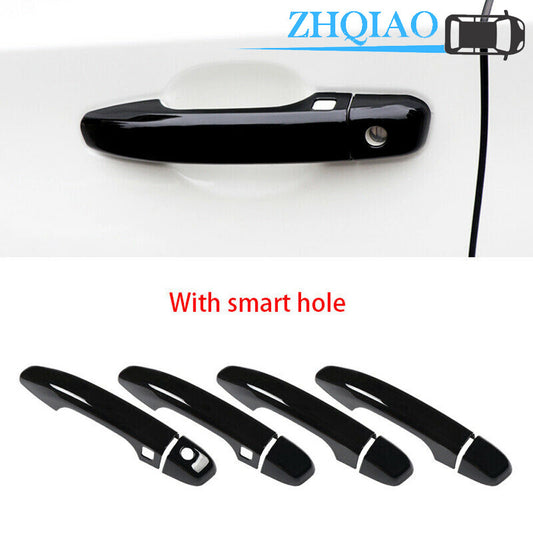 For 2018 2019 2020 2021 for Honda Accord Glossy Black for Smart Door Handle Cover Trim