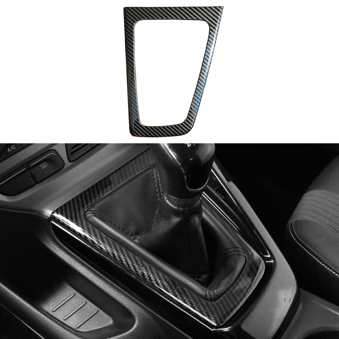 Fits for Ford Focus 12-14 Carbon Fiber Plastic ABS Panel Trim