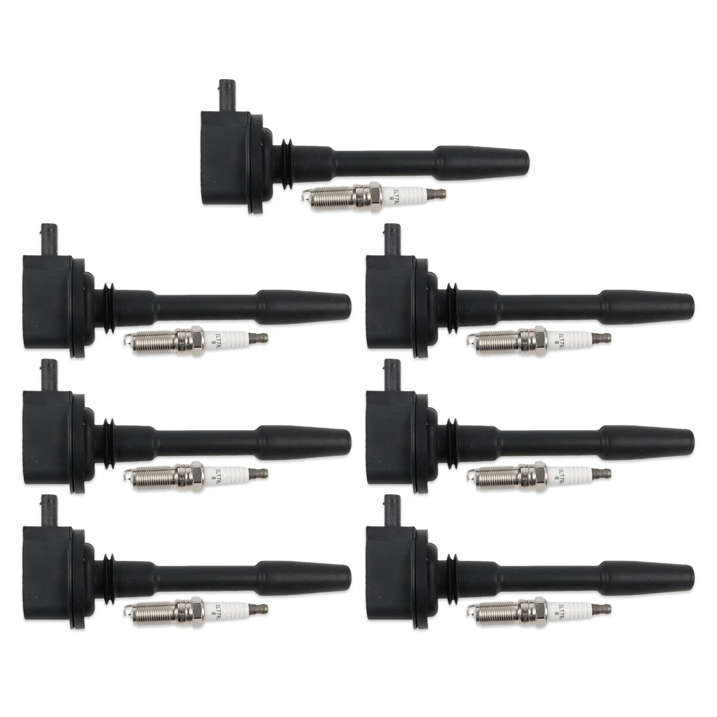 7Pcs Ignition Coil + Iridium Spark Plug for Ford F-150 2018-2020 V8 5.0L DG565