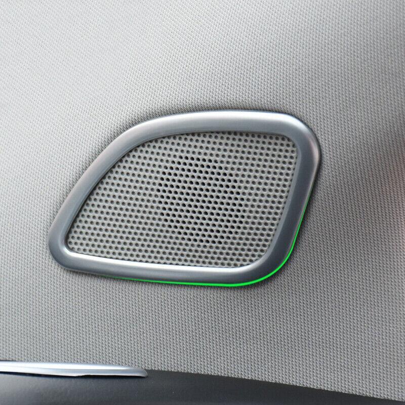 for Nissan Murano 2015-2021 Silver Matte Inner A Pillar Horn Frame Cover Trim 2