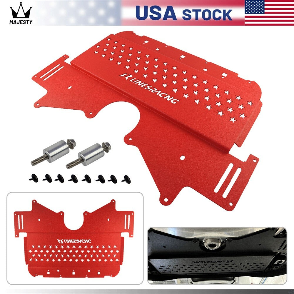 Oil Cooler Skid Plate for BMW for BMW G80 G82 M3 M4 G87 M2 2021-2024 Aluminum Red