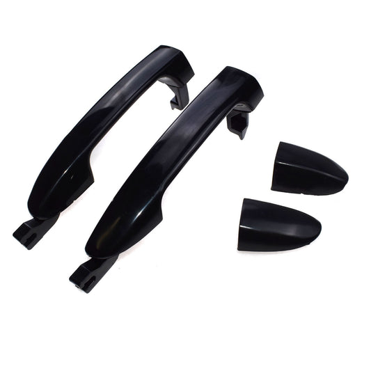 fits for Kia Spectra Outside Exterior Door Handle DriverPassenger Side Rear Black
