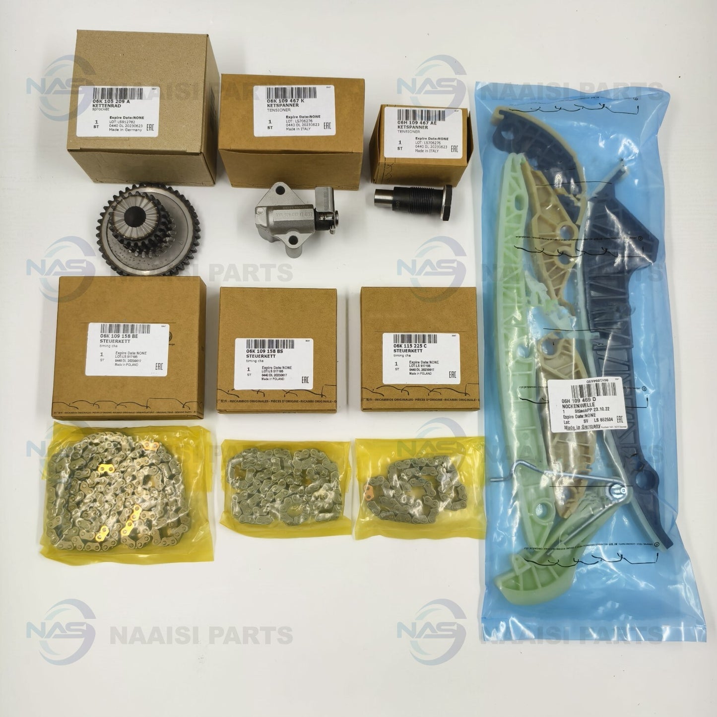 The brand-new 13X timing chain kit is suitable for Volkswagen GTI, for Jetta , for Audi A4, Q3, Q5 1.8, 2.0 T