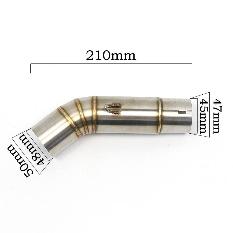 Motorcycle Mid Link Pipe for Suzuki RGSXR600/750/800 Exhaust Connected System