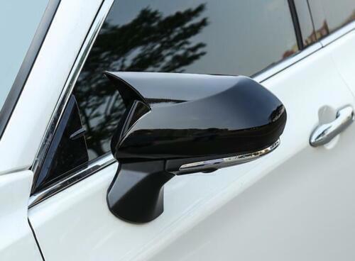 for Toyota for Camry 2018-2023 Black Look OX Horn Side Door Rearview Mirror Cover 2X