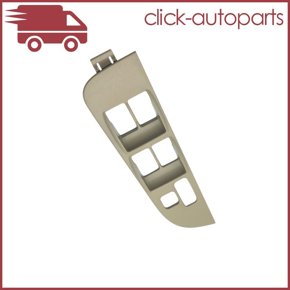 Master Power Window Switch Bezel Trim Driver Side for Toyota for Corolla 98-02 Beige