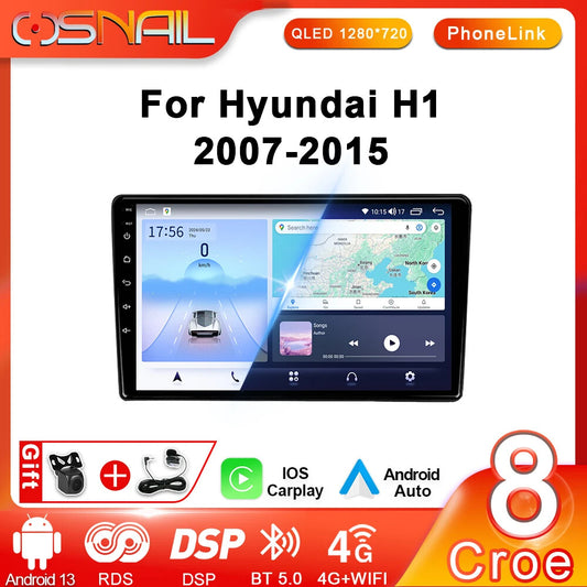 for Hyundai H1 Grand Starex TQ 07-15 Video Player Stereo GPS Android Car Radio