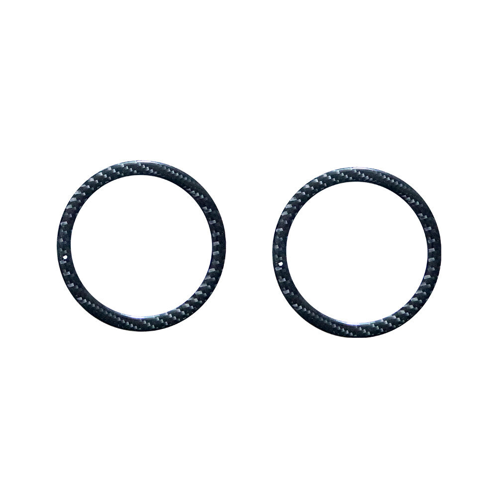 2pcs Carbon Fiber Door Speaker Sticker Trim for BMW Z4 E85 2003-08