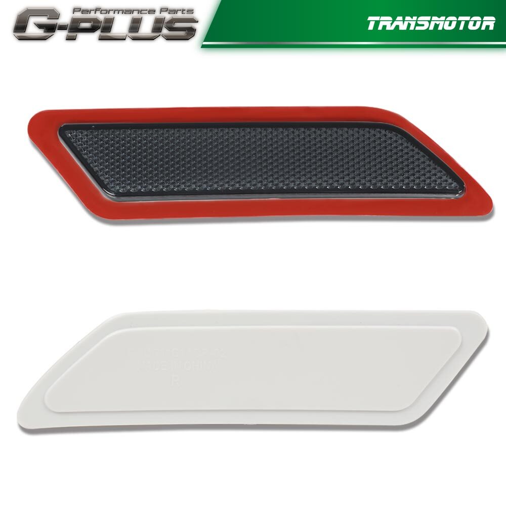 2-Pack Smoked Front Bumper Reflectors for 2012-2015 for BMW F30, F31, 3 Series, 328i, and 335i
