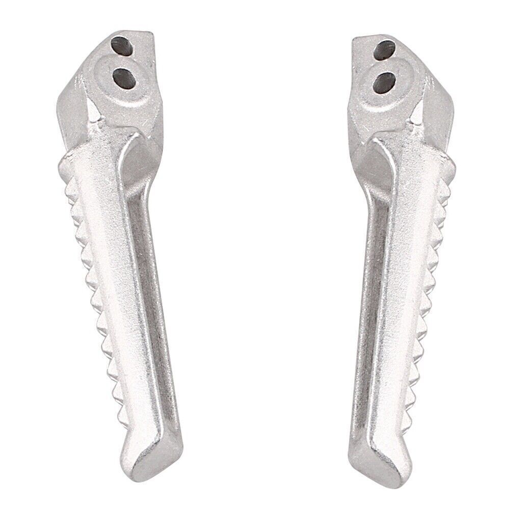 Rear Foot Pegs Footrests Set for HONDA CBR250 MC19 MC22 CBR600 1991-1998 Silver