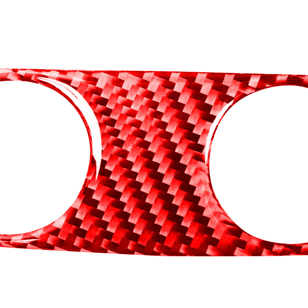 for Audi for A4 B9 2017-2019 Red Carbon Fiber Rear Reading Light Sticker Cover Trim