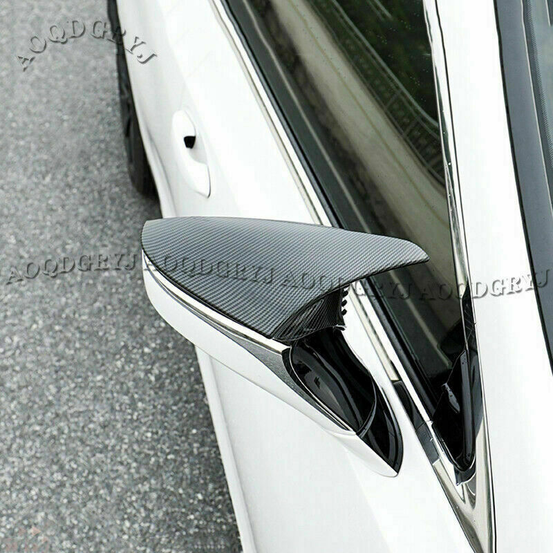 for Lexus ES350/300H/250 19-22 carbon fiber Ox Horn Rear View Mirror Cover Trim