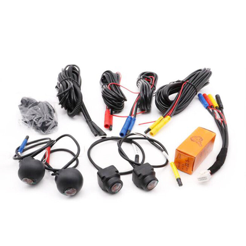 Car AHD parking camera cable 720P/1080P panoramic system night vision kit