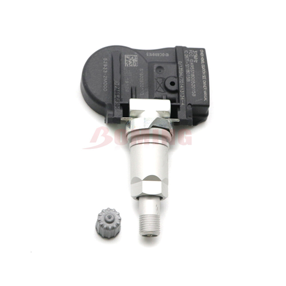 4x New TPMS 52933-2M000 for Hyundai Accent for Kia Forte 315Mhz Tire Pressure Sensor