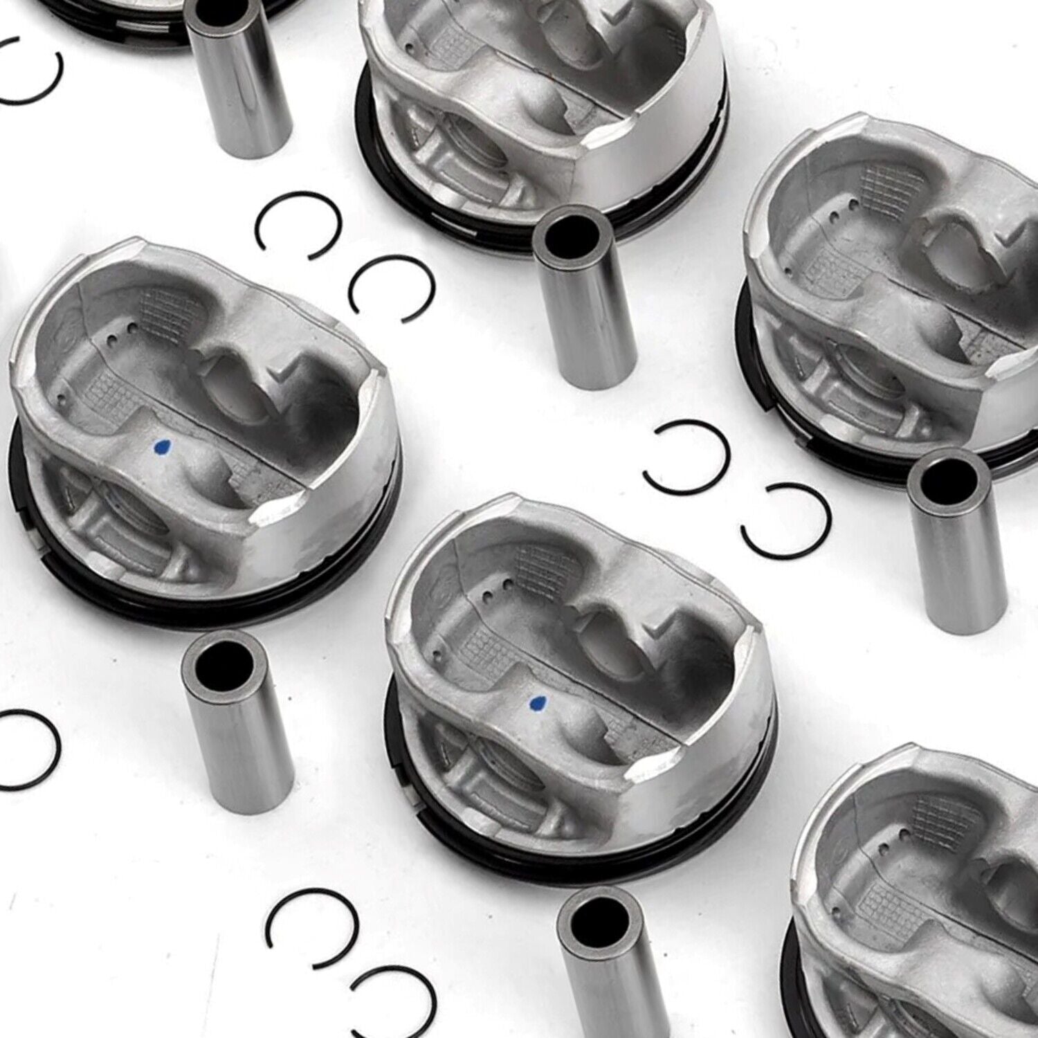 8X Pistons Rings Set Fits for Mercedes-Benz GL550 E500 S550 W212 W221 M273 5.5 V8