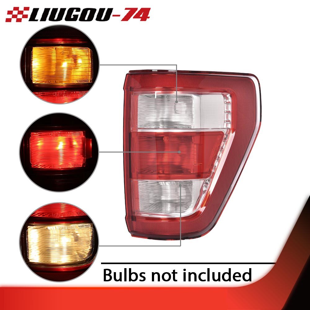 Fits for Ford F150 XL 2021-2023 with blind spot monitoring and brake light on the right side.