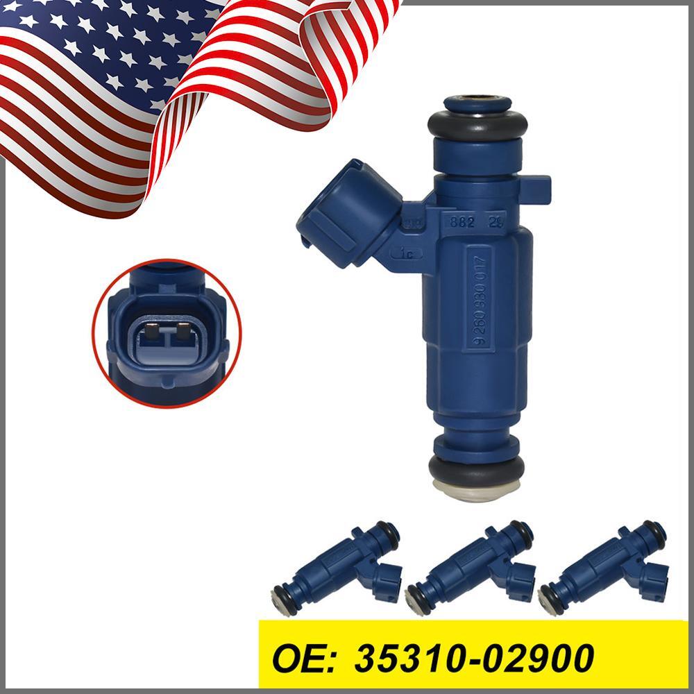 4PCS Fuel Injectors 35310-02900 for Hyundai Atos Prime MX i10 PA for KIA Picanto BA