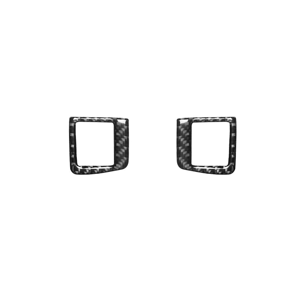 Carbon Fiber Front Door Handle Cover Trim for Land Rover Discovery Sport 2015-19