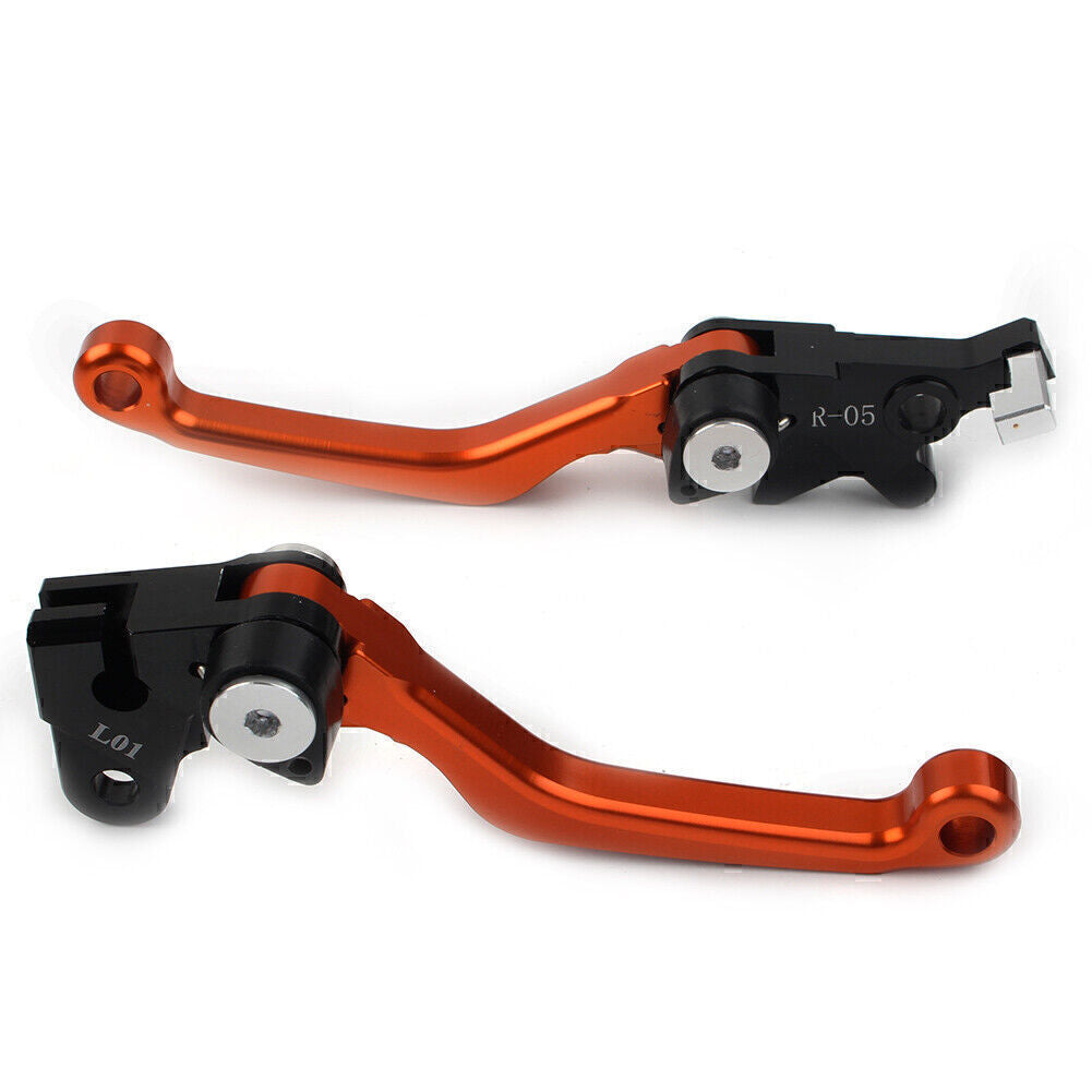 Fit for Honda XR250 1995-07 XR400 CNC Pivot Brake Clutch Levers Aluminum ORANGE 2PCS