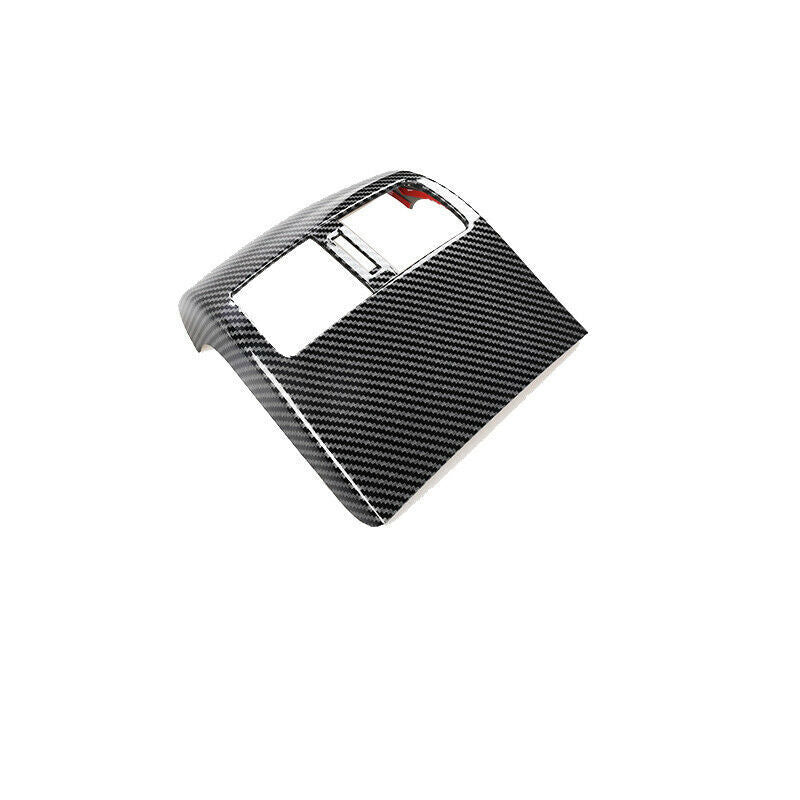 Carbon Fiber Rear Armrest Box Air Vent Outlet Panel for Honda Accord 2008-2012