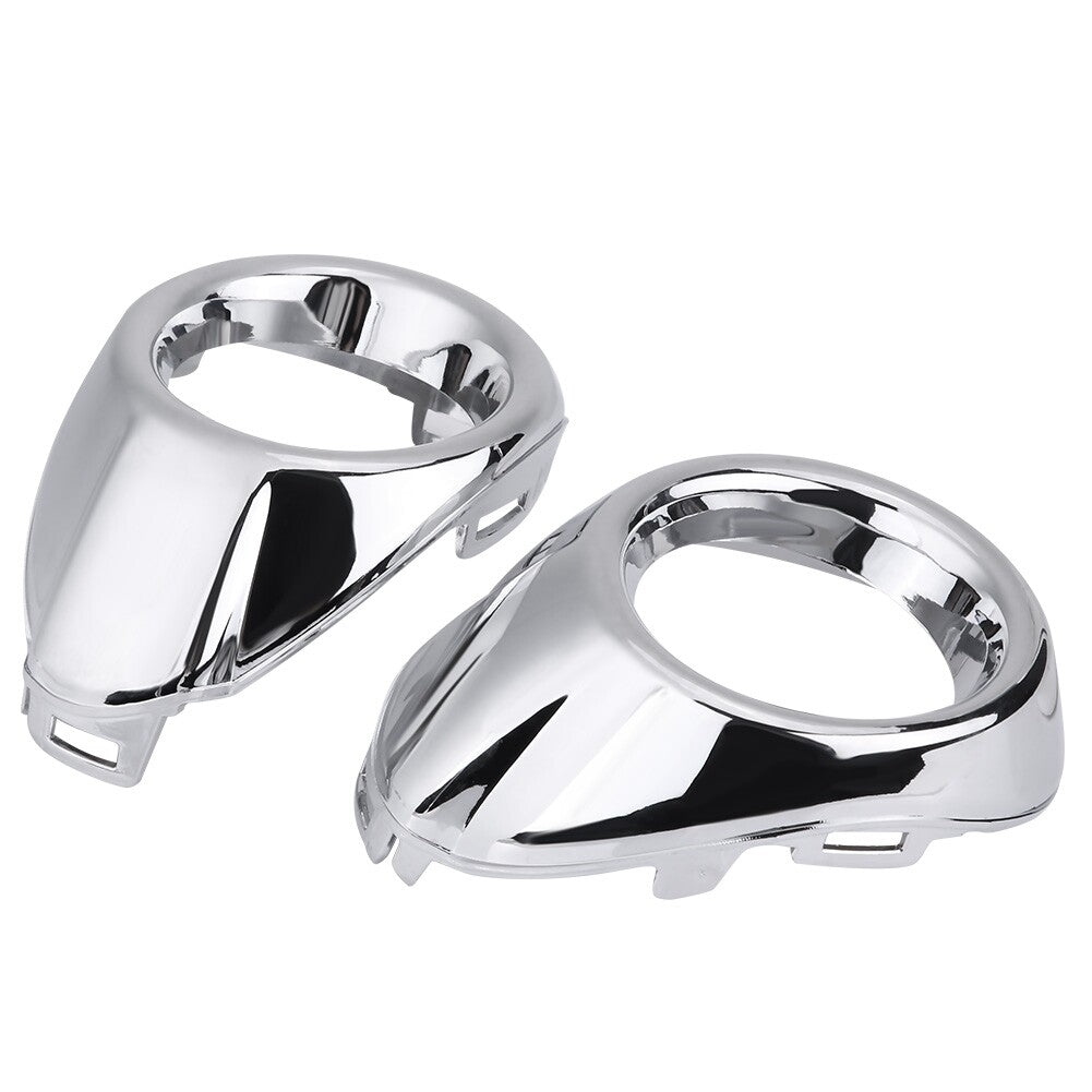 Hot Pair Of Front Bumper Fog Light Fog Lamp Bezel Cover Trim Part For 2012-2014