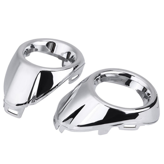 Hot Pair Of Front Bumper Fog Light Fog Lamp Bezel Cover Trim Part For 2012-2014