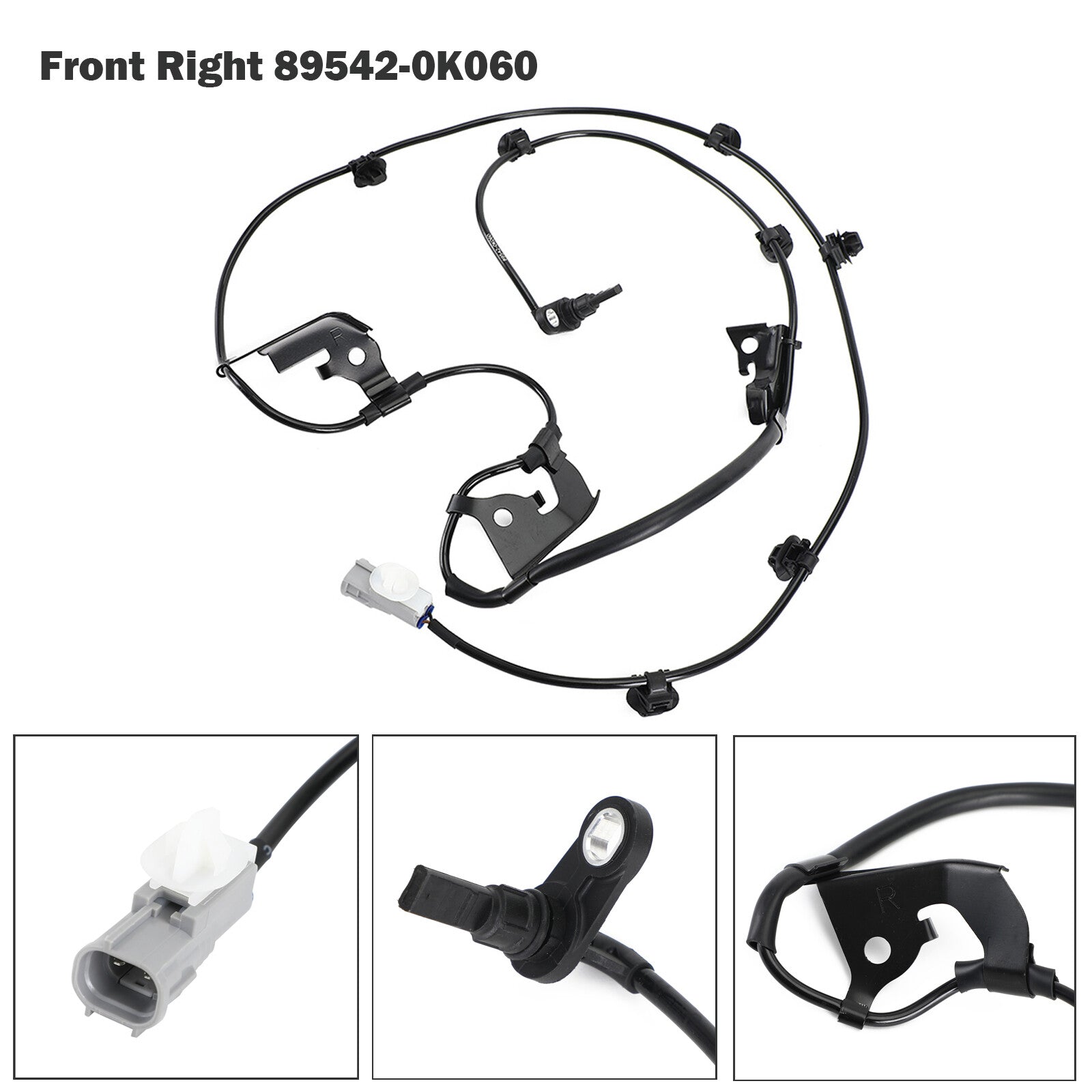 2PCS New Front LeftRight Car ABS Wheel Speed Sensor for Toyota Hilux Vigo
