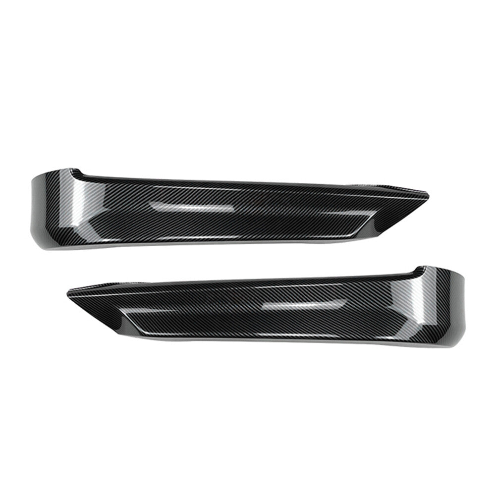Front Bumper Lip Aprons Carbon Black for BMW 3 Series E90 E91 320i 330i 2005-08