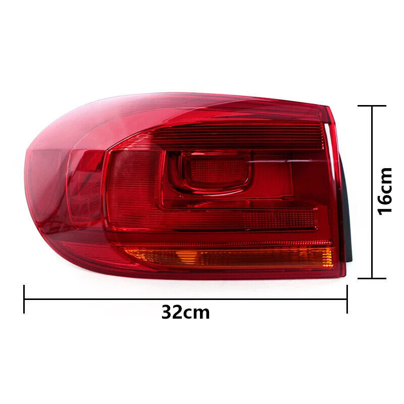 Rear TailLight Cover Rear Brake Lamp Cover for Volkswagen for Tiguan 2012-2017 Right