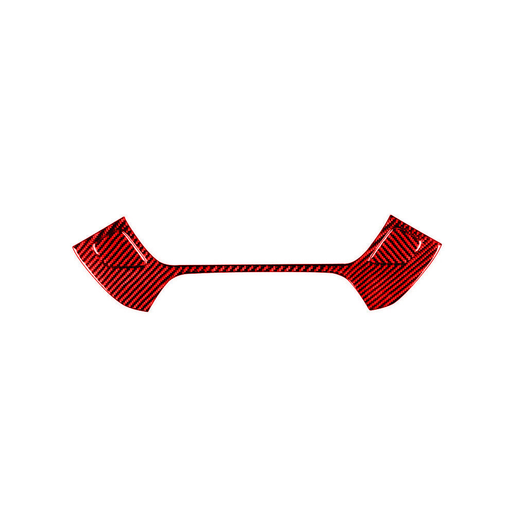 Red Carbon Fiber Below Climate Control Trim For Silverado for GMC for SIERRA 2014-2018