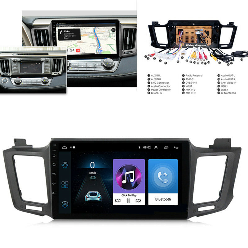 10.1inch Android Radio Multimidia Video Navigation GPS For RAV4 13-17 HeadUnit