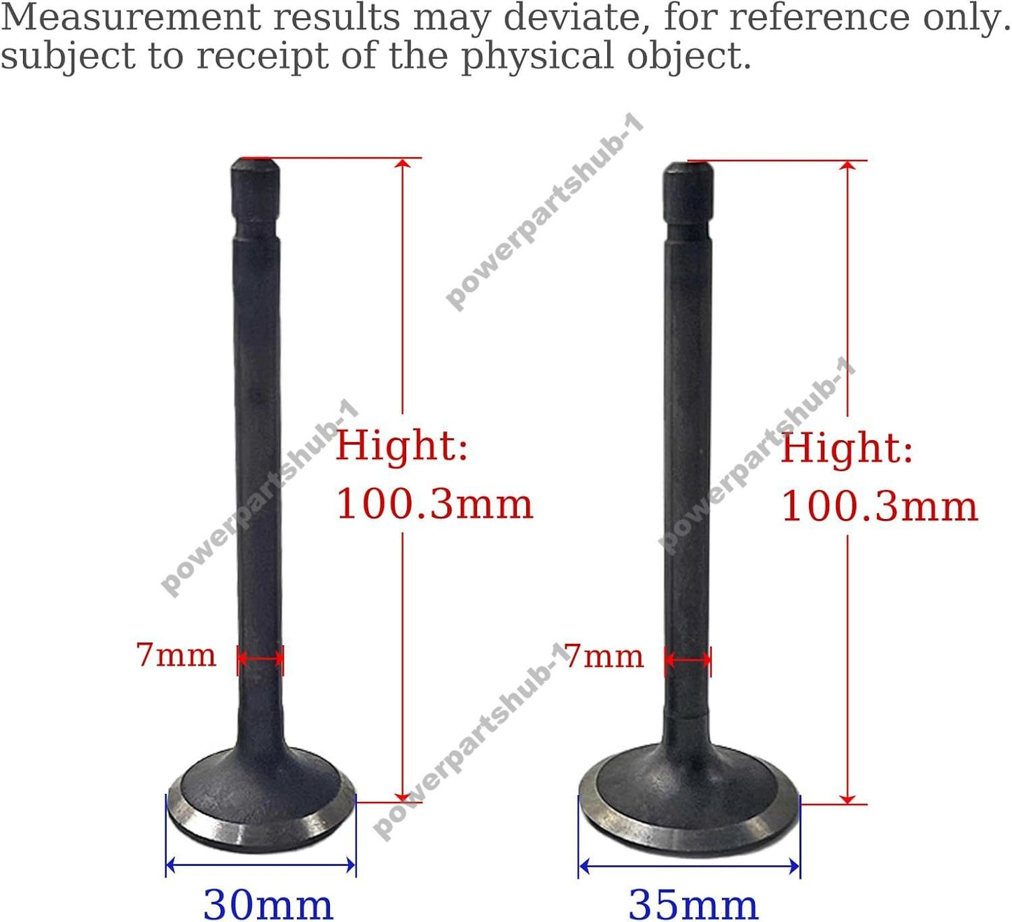 1C020-13112 1C020-13122 Inlet + Exhaust Valve For Kubota V3800 M8540 Engine