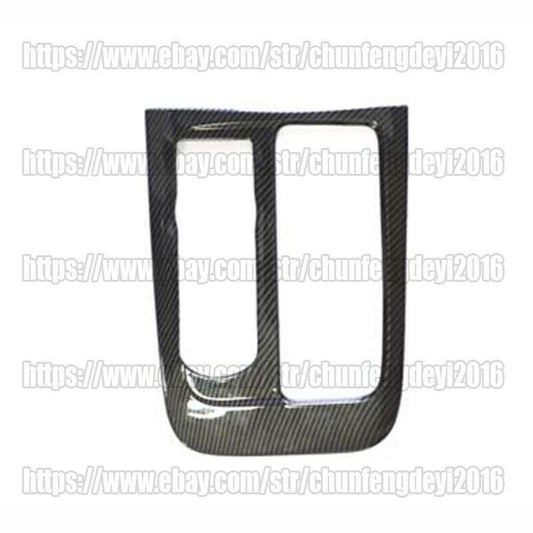 for Jaguar XJ 2010-2019 Carbon Fiber style Central Console Gear Shift Frame Trim