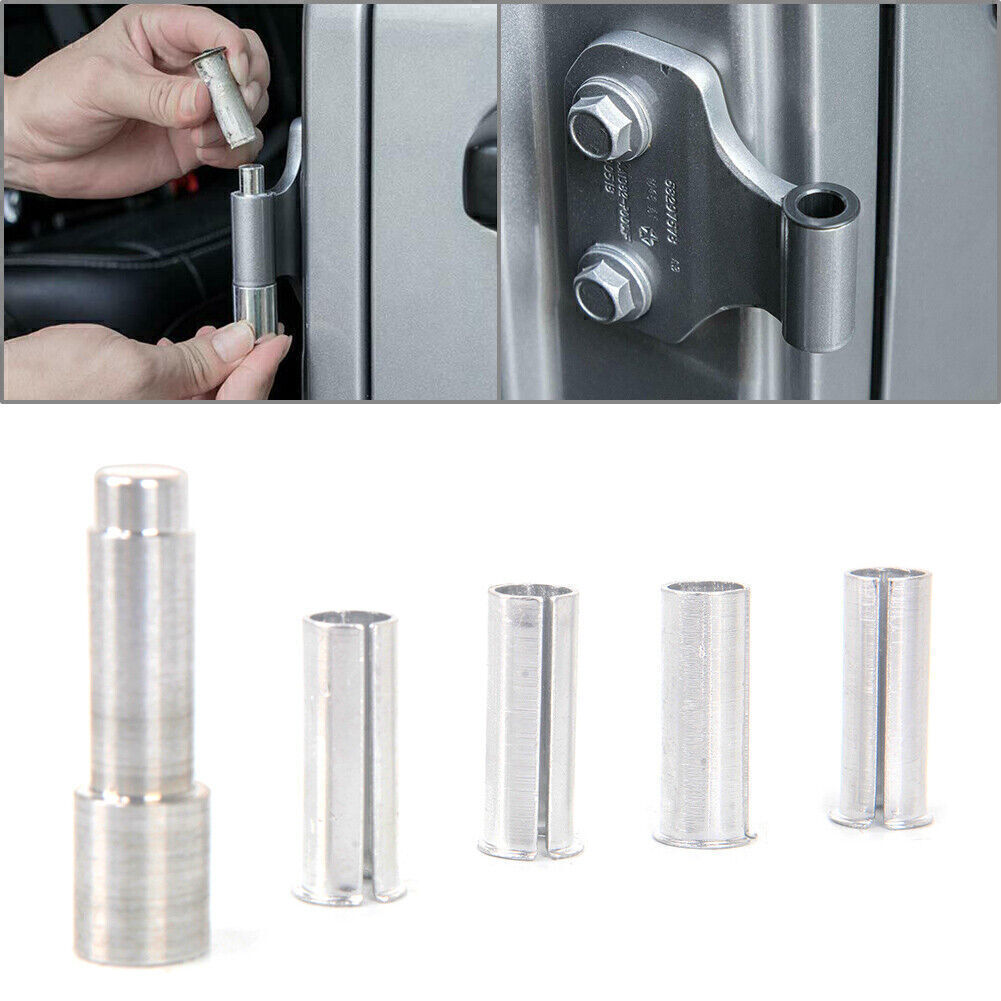 Car Door Hinge Pin Bushings Kit Removal Tool Remover for Jeep for Wrangler JK 07-17