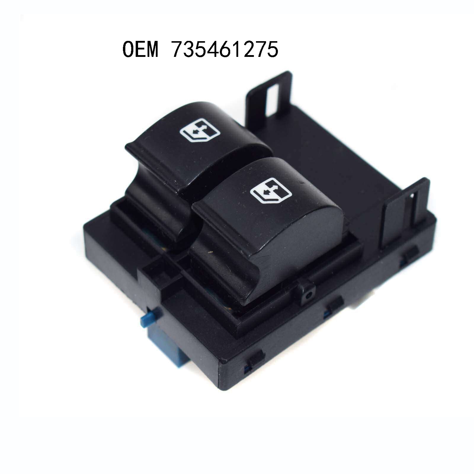 for VAUXHALL for OPEL Combo for FIAT Doblo FRONT Power Window Switch 735461275 New BLACK