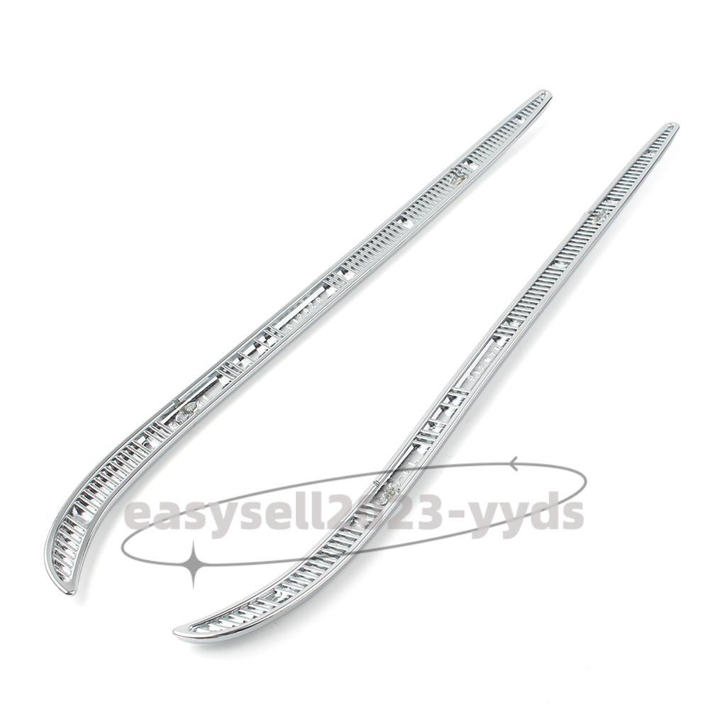 Front Fairing Scoop Trim  Eyebrows Accent Trim for Honda Glodwings GL1800 01-11
