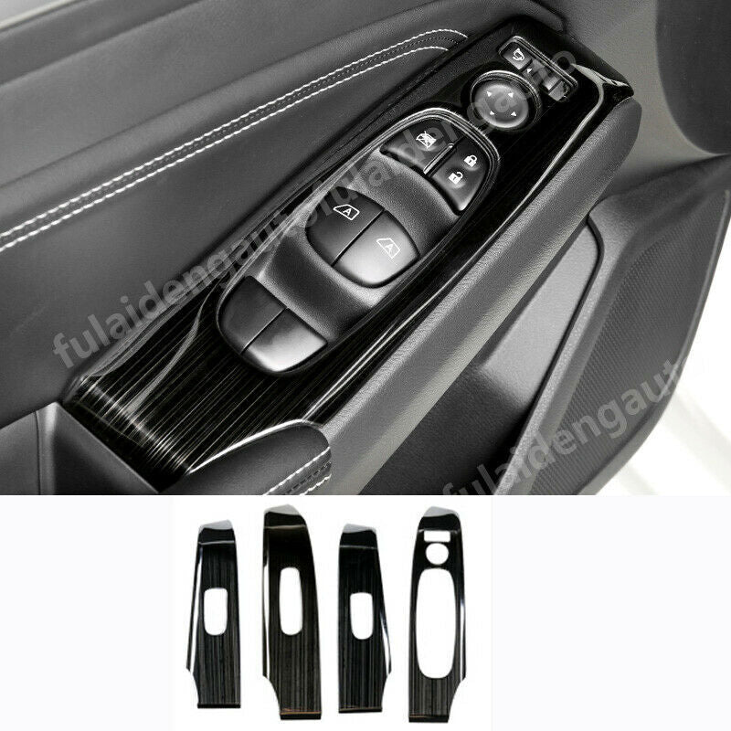 4P for Nissan Teana Altima 2019-2022 Black Window lift panel switch cover trim