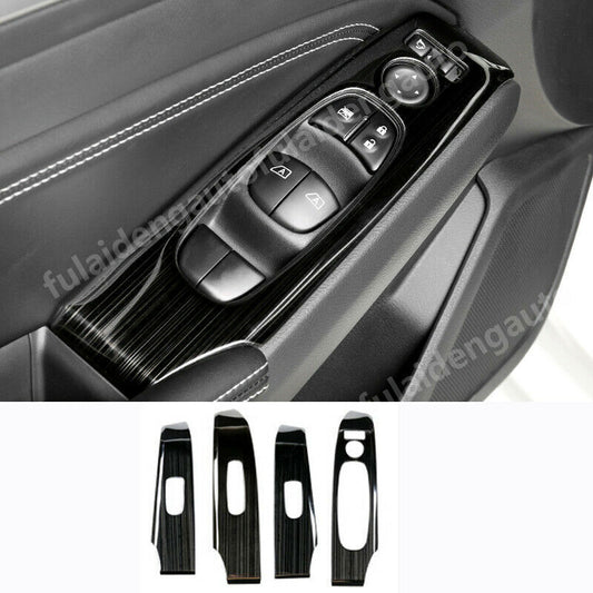 4P for Nissan Teana Altima 2019-2022 Black Window lift panel switch cover trim