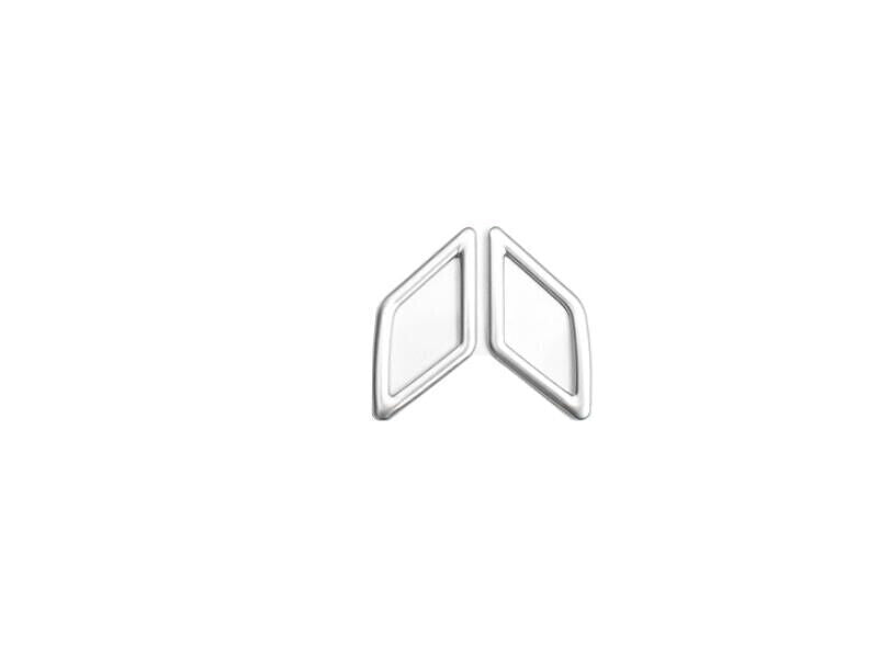 Fit for Audi Q3 2019-2024 ABS Matt Silver A Pillar Post Speaker Frame Cover Trim