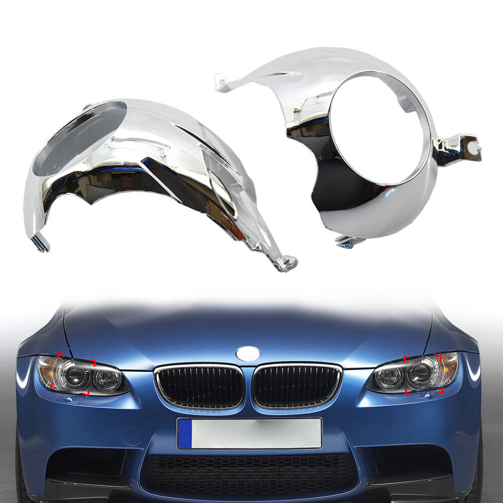 Pair Of Headlight Bowl Cover Shell Fit for BMW E92 E93 M3 328i 335i 20062009