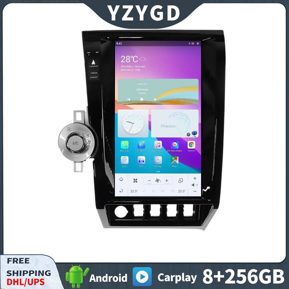 for Toyota Tundra 2007~2011 Sequoia 2007-2018 Carplay Car Radio Stereo Screen